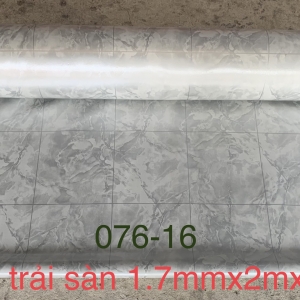 Pvc trải sàn dày xốp 1.7mm Malaysia 076-16